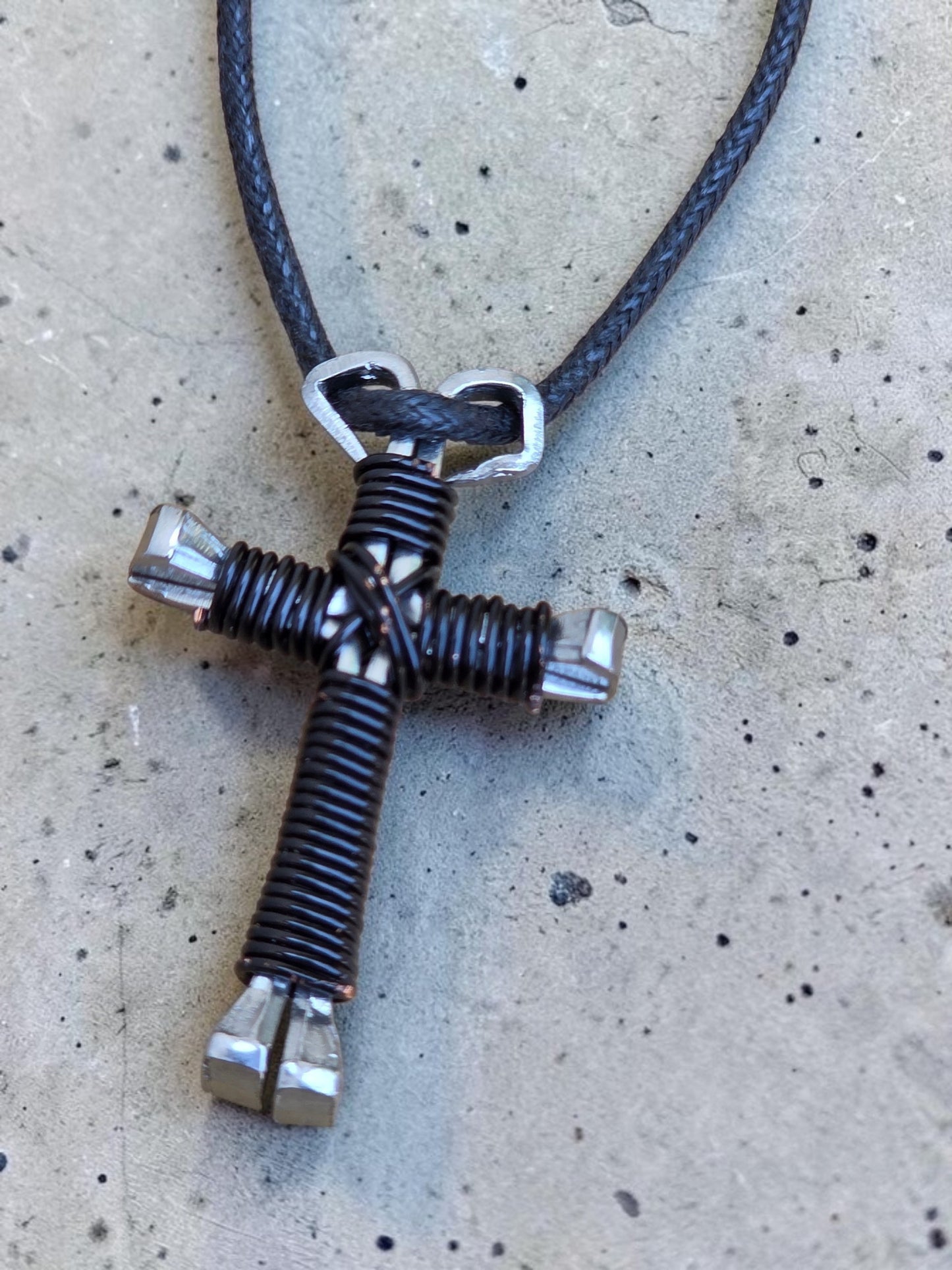 Black Cross Necklace