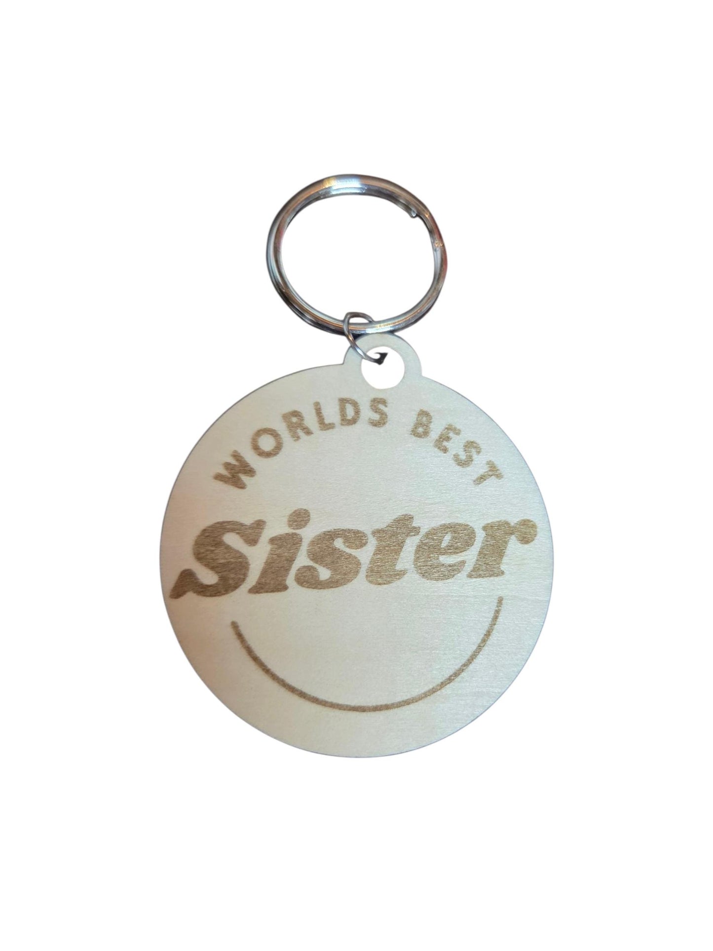 Worlds Best Sister Keychain