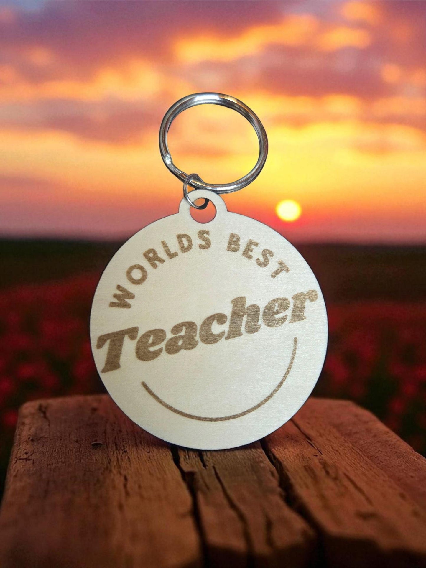 World's Best Teacher Keychain
