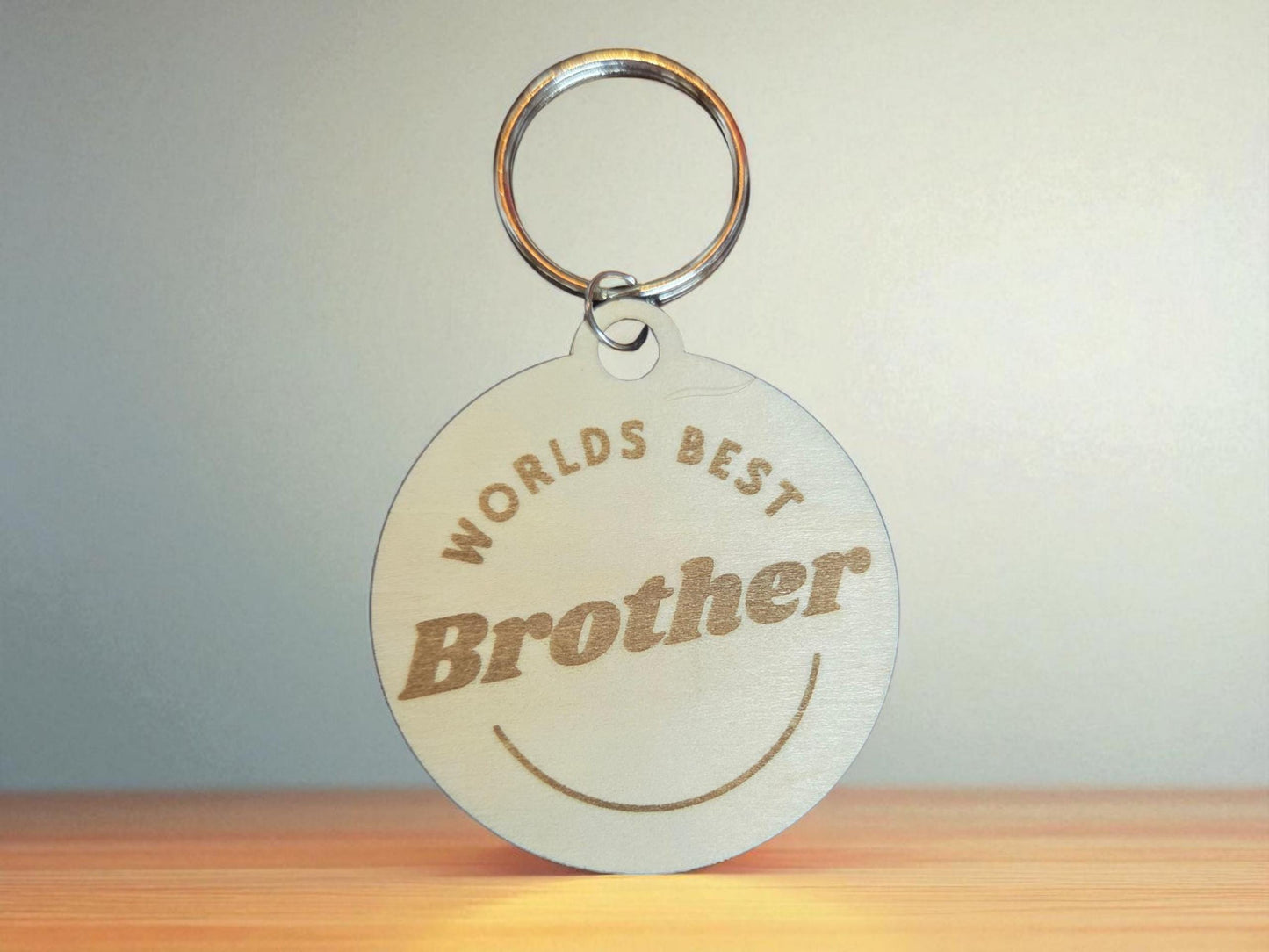 Worlds Best Brother Keychain