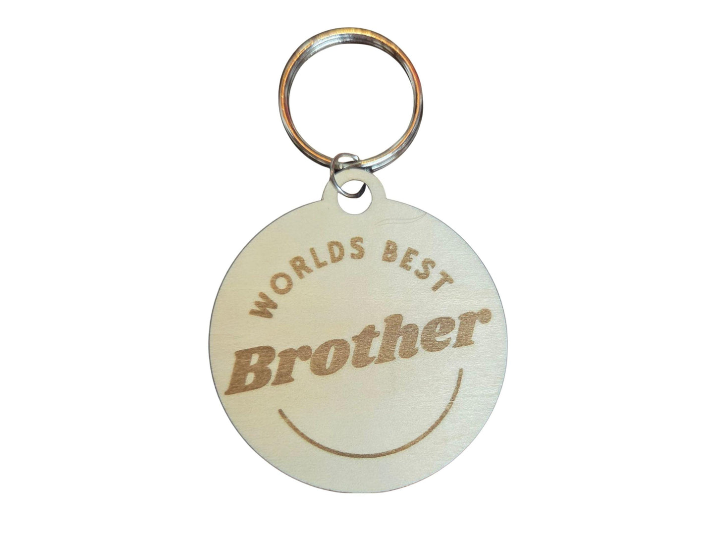 Worlds Best Brother Keychain