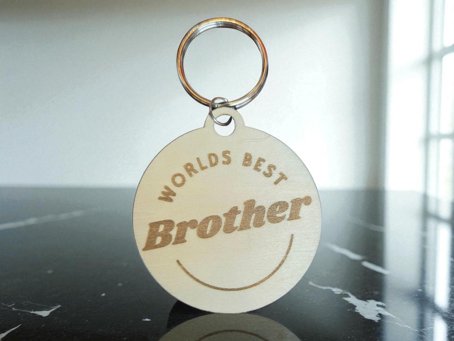 Worlds Best Brother Keychain