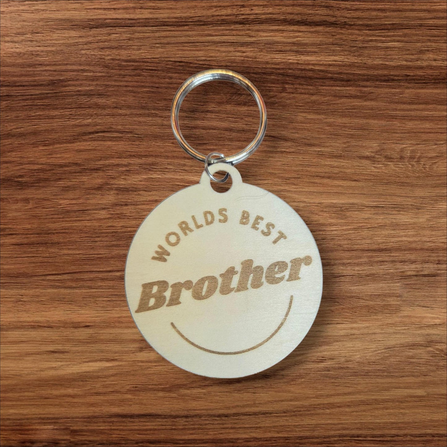 Worlds Best Brother Keychain