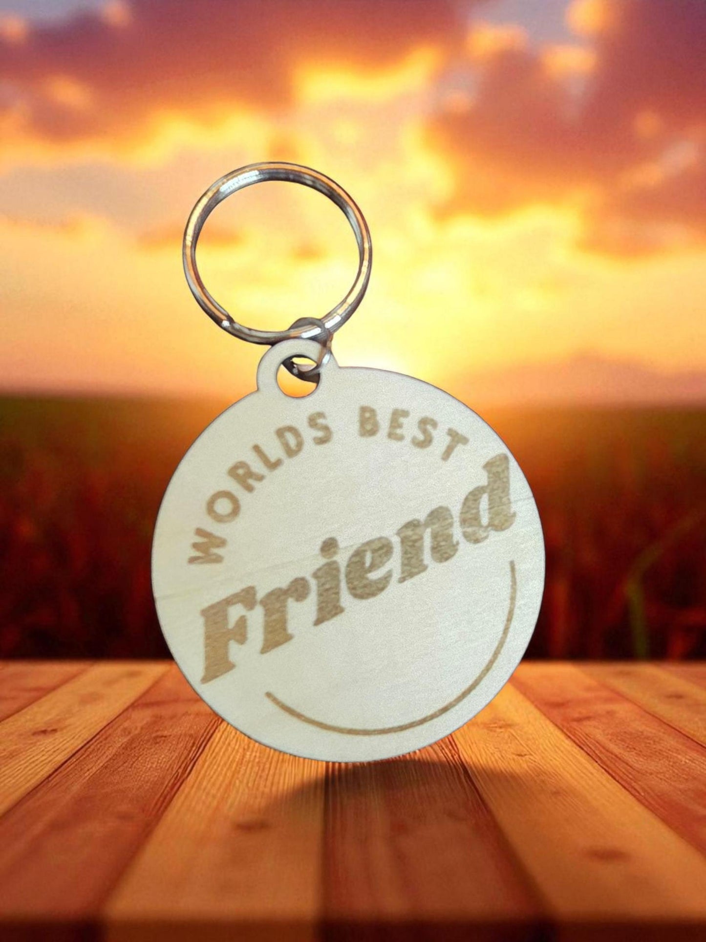 World's Best Friend Keychain