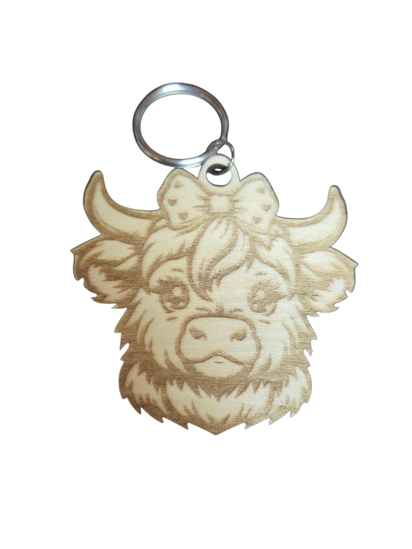 Highland Cow Keychain