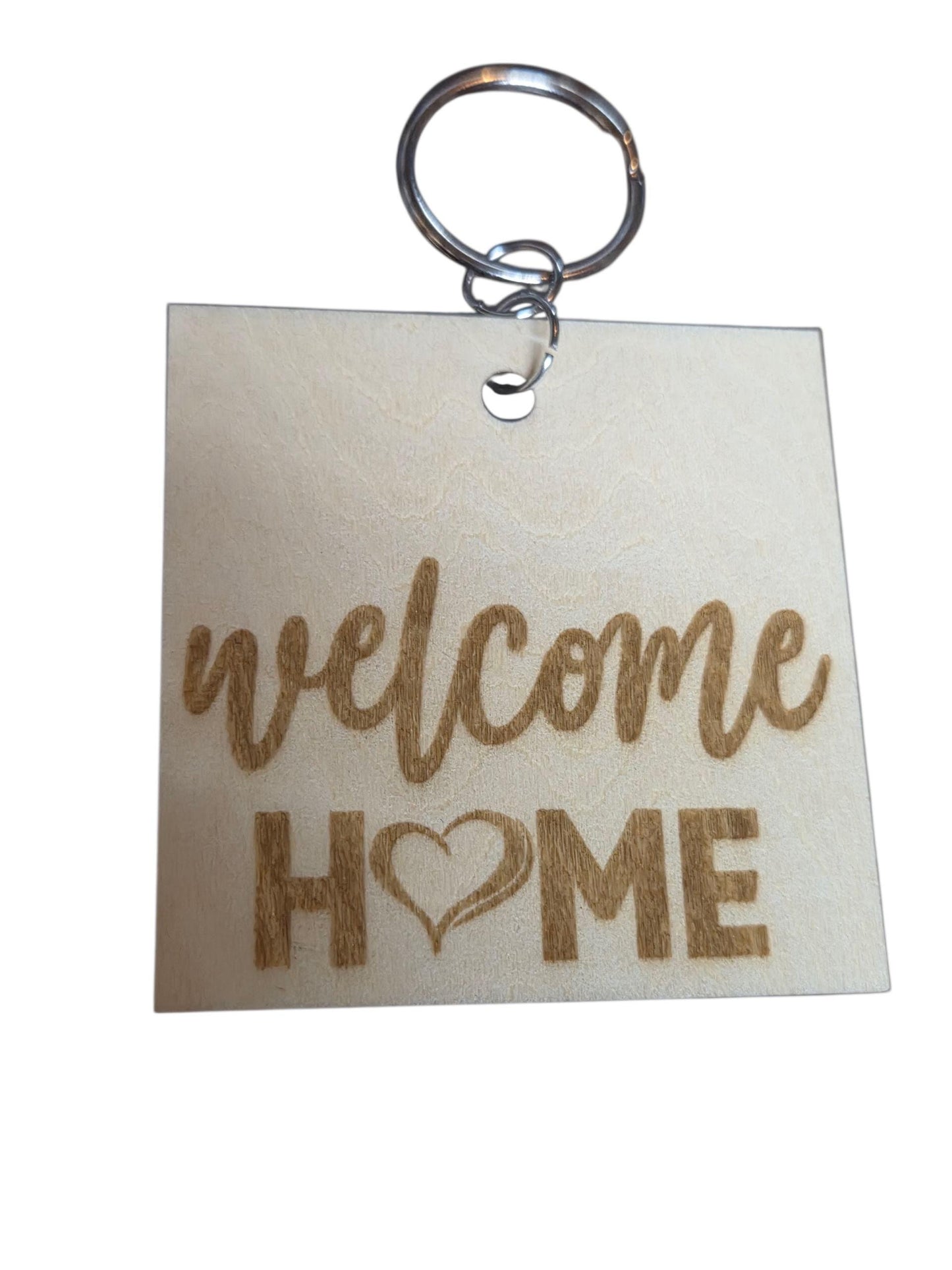 Welcome Home Keychain
