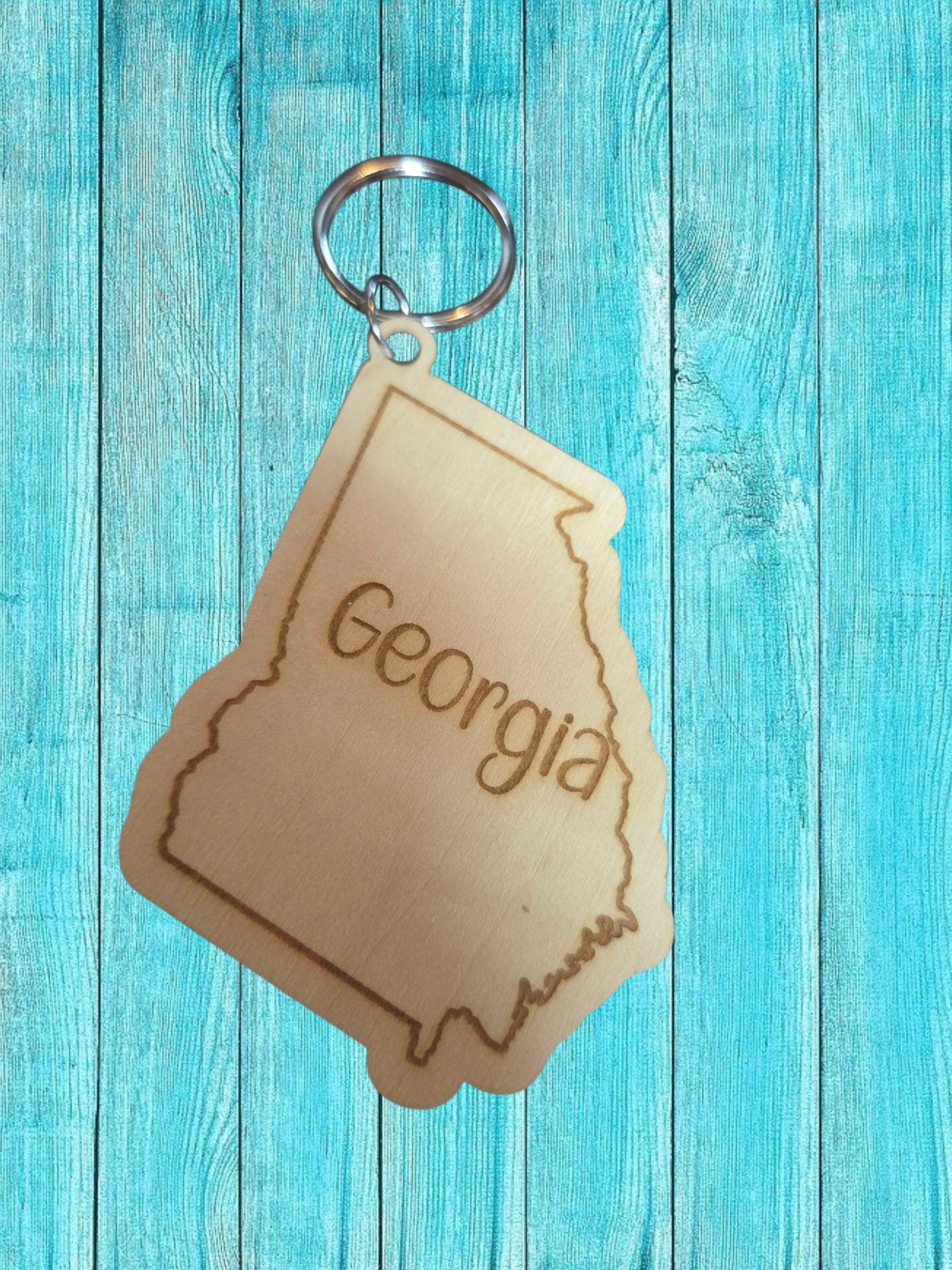 Georgia State Keychain