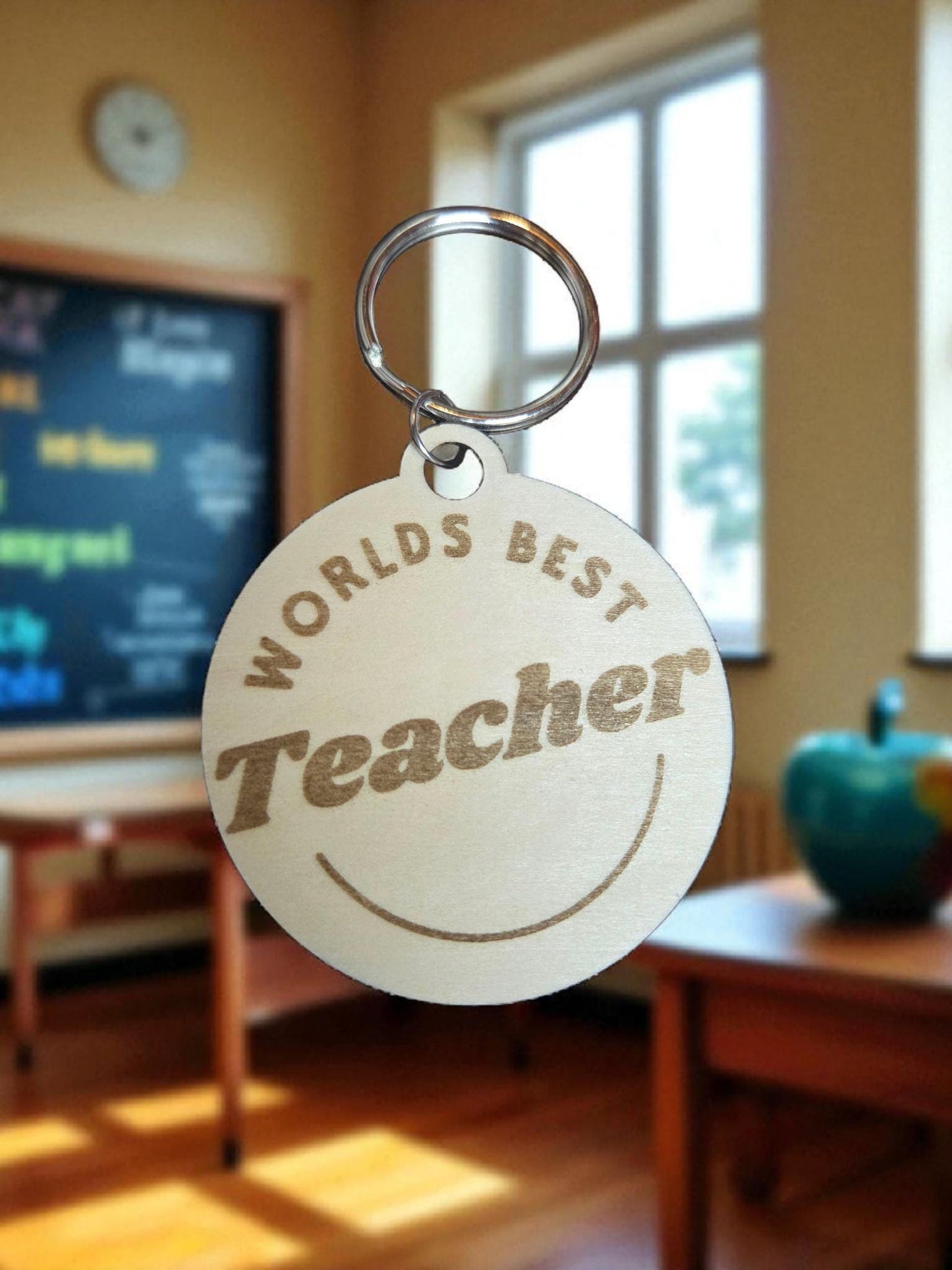 World's Best Teacher Keychain