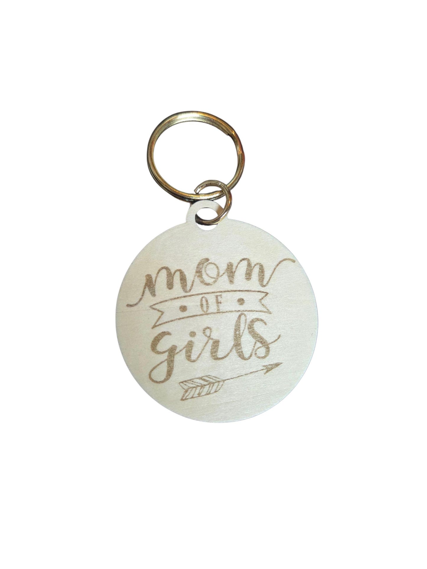 Mom of Girls or Boys Keychain