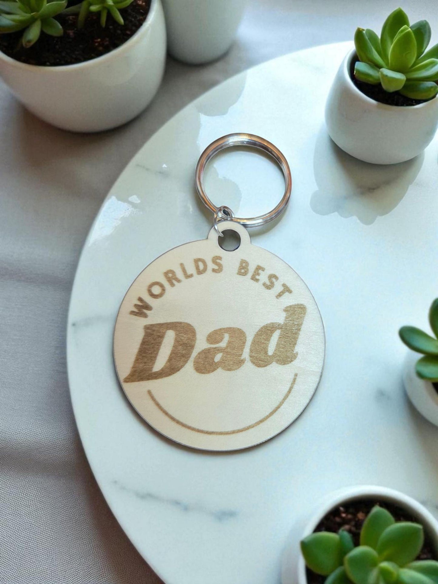 World's Best Dad Keychain