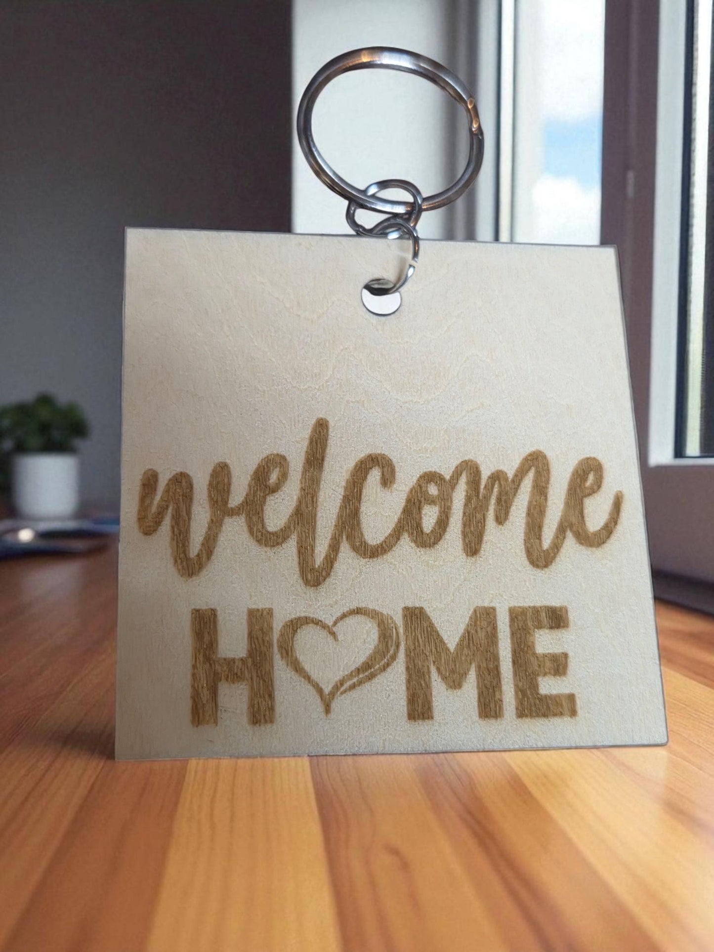Welcome Home Keychain
