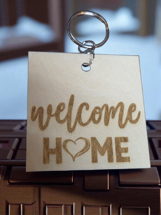 Welcome Home Keychain