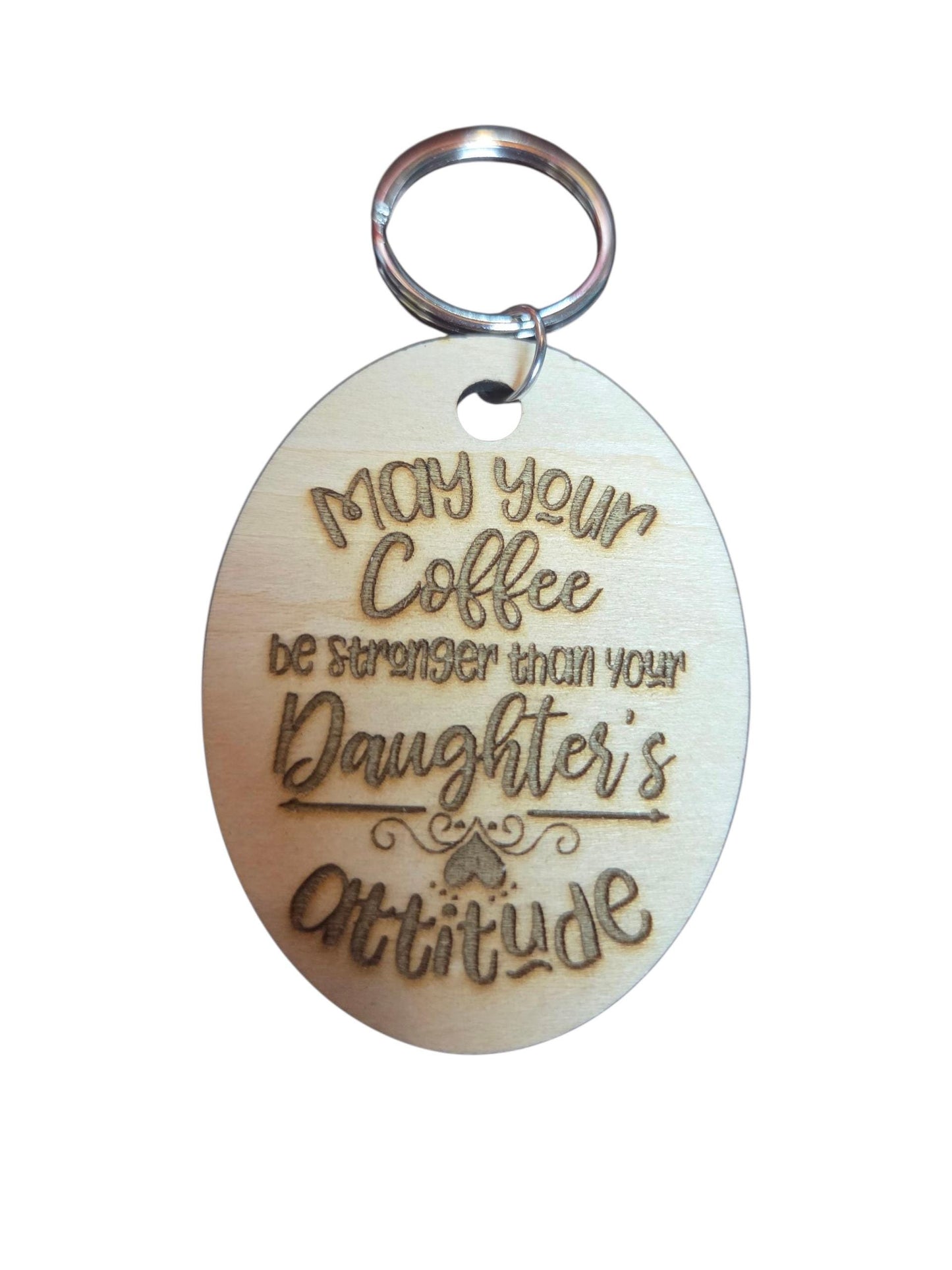 Funny Daughter Keychain