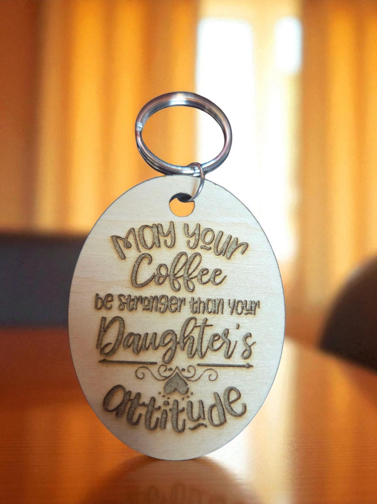 Funny Daughter Keychain