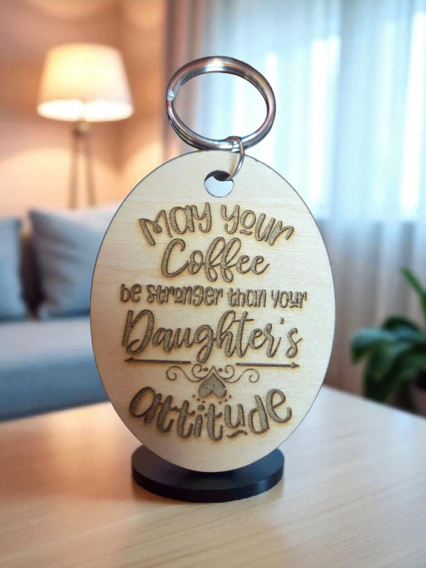 Funny Daughter Keychain