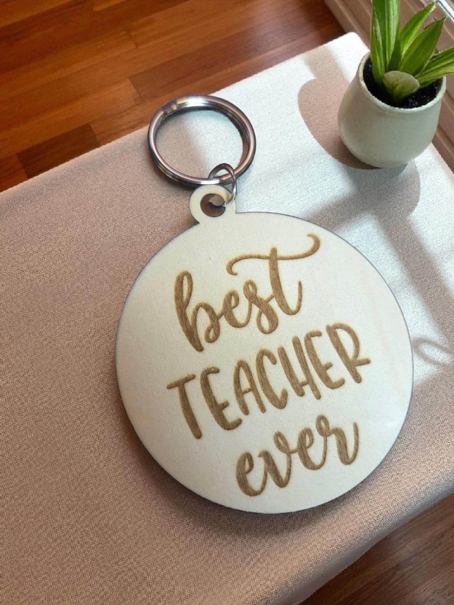 Best Teacher Ever Keychain