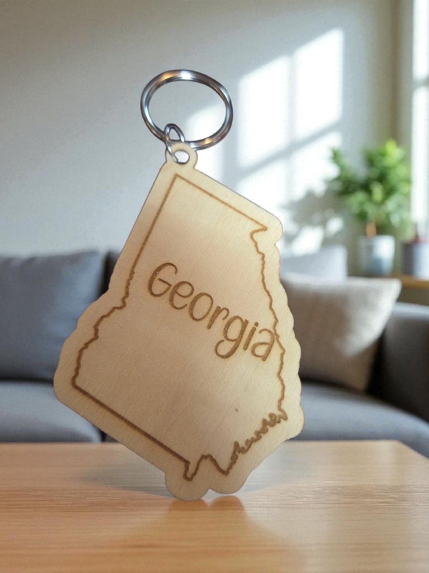 Georgia State Keychain