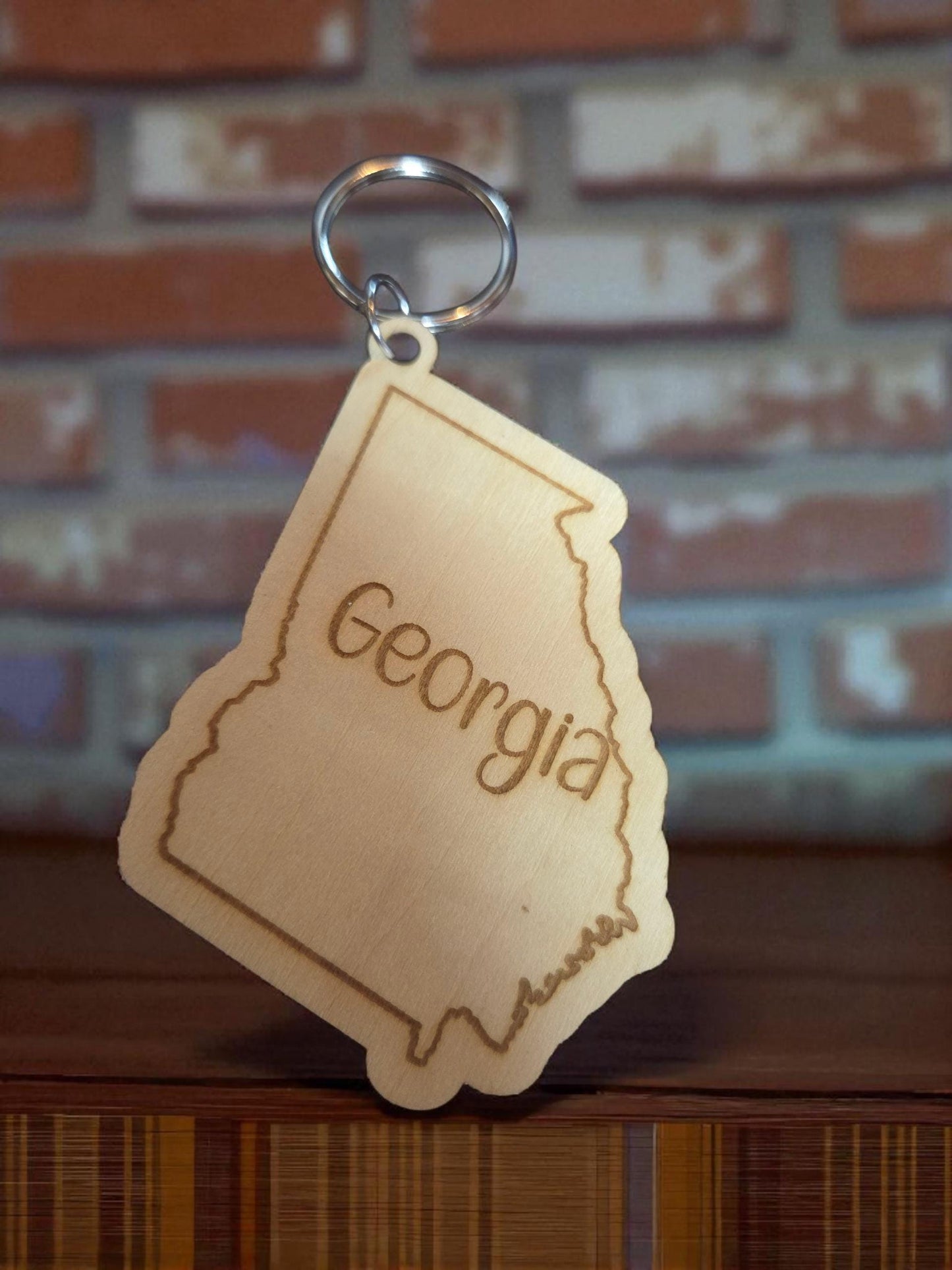 Georgia State Keychain