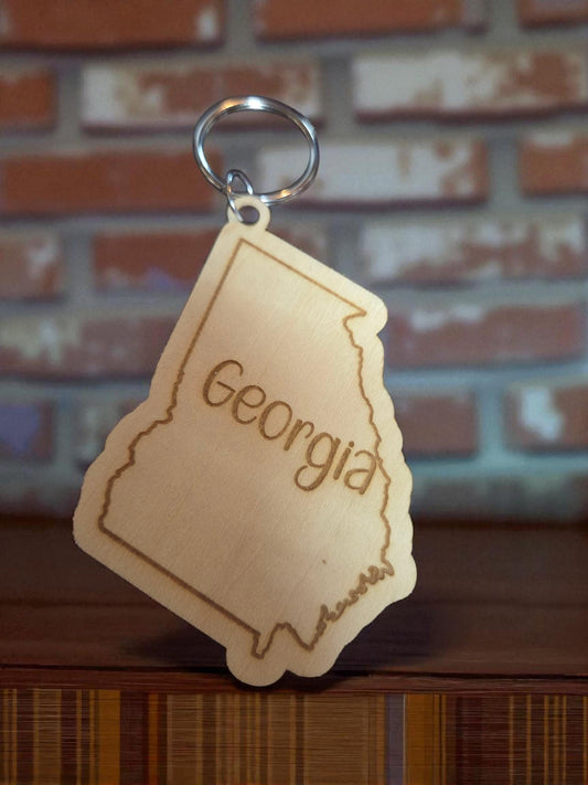 Georgia State Keychain