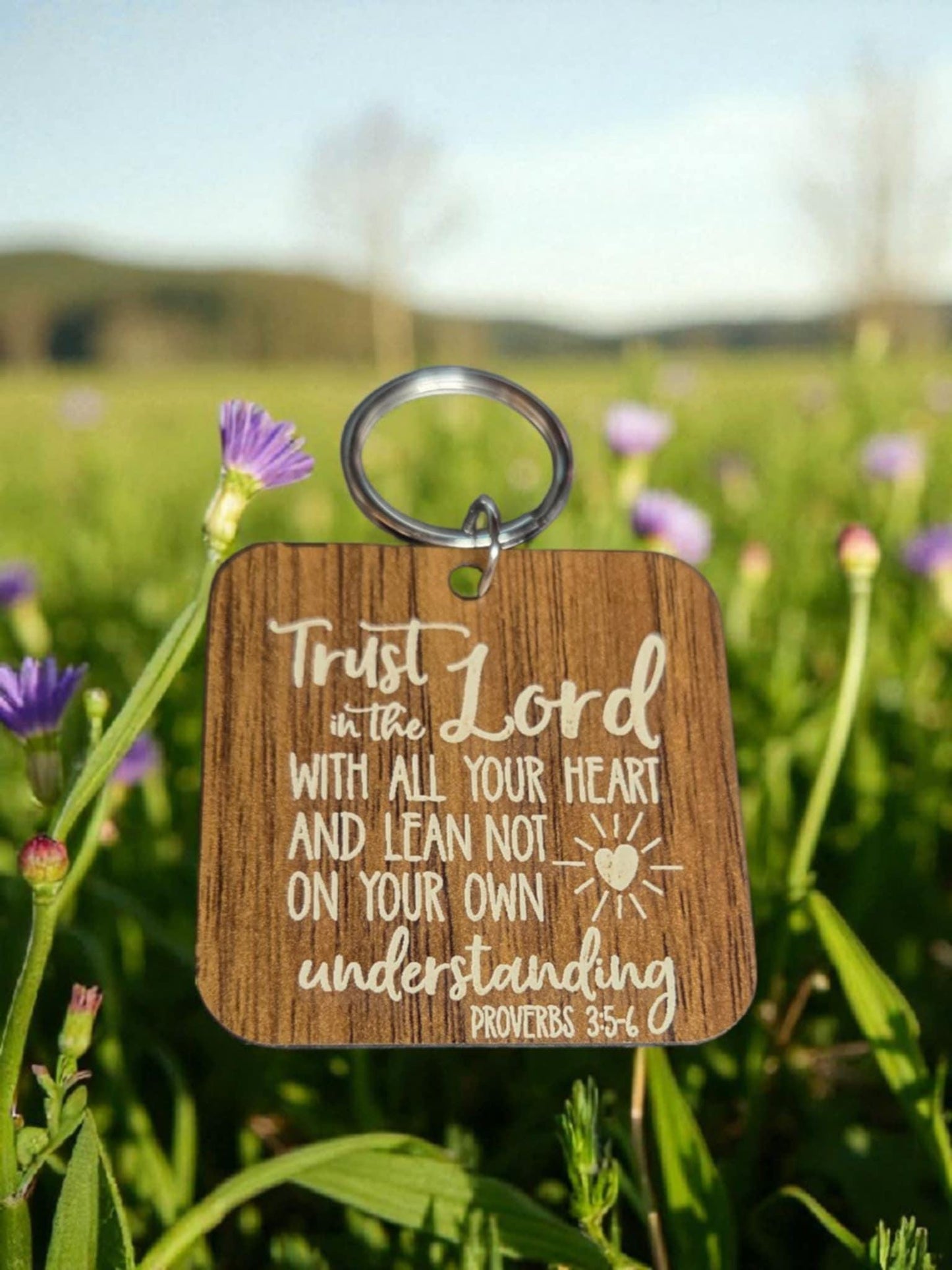Proverbs 3 Keychain