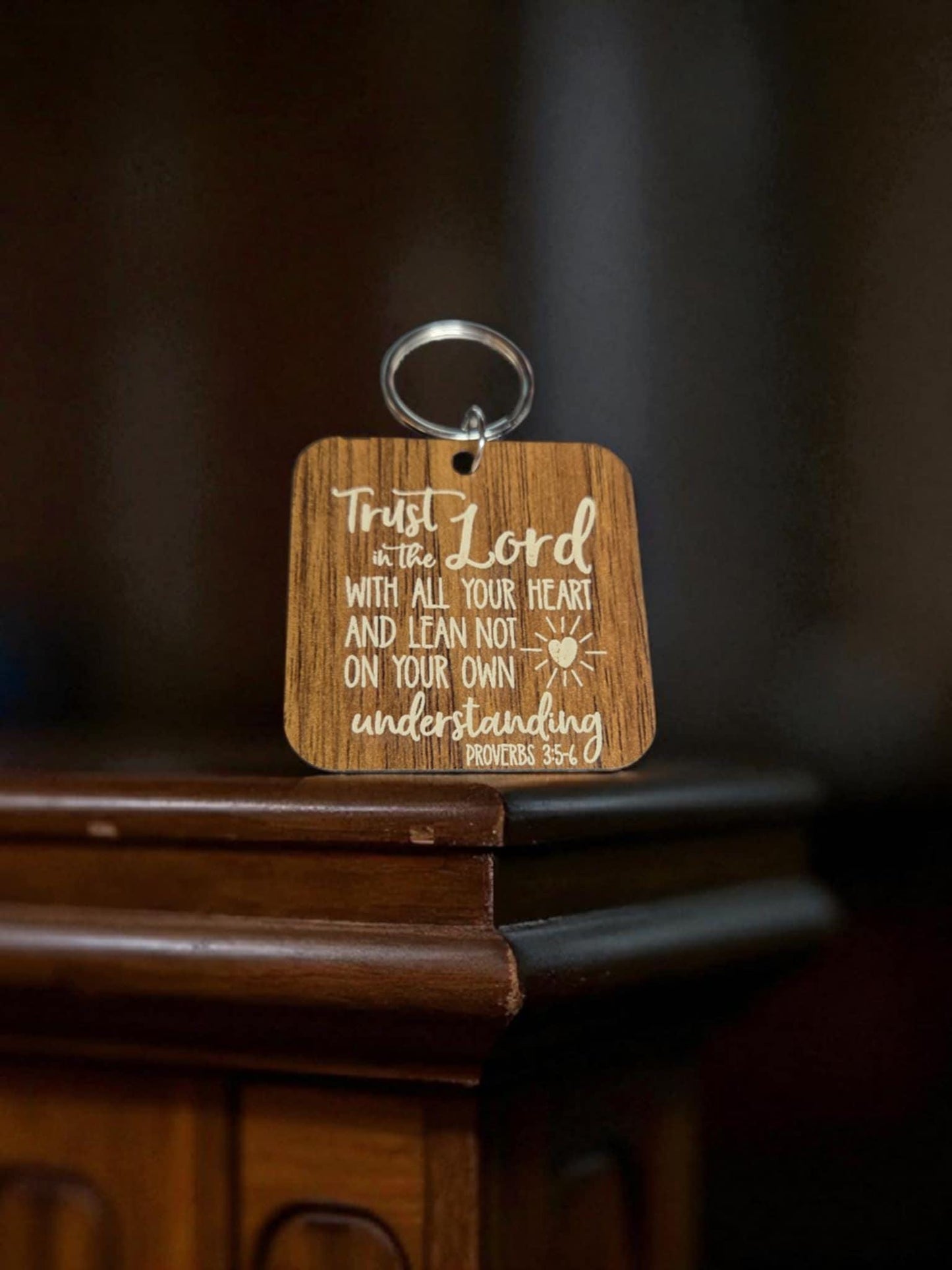 Proverbs 3 Keychain