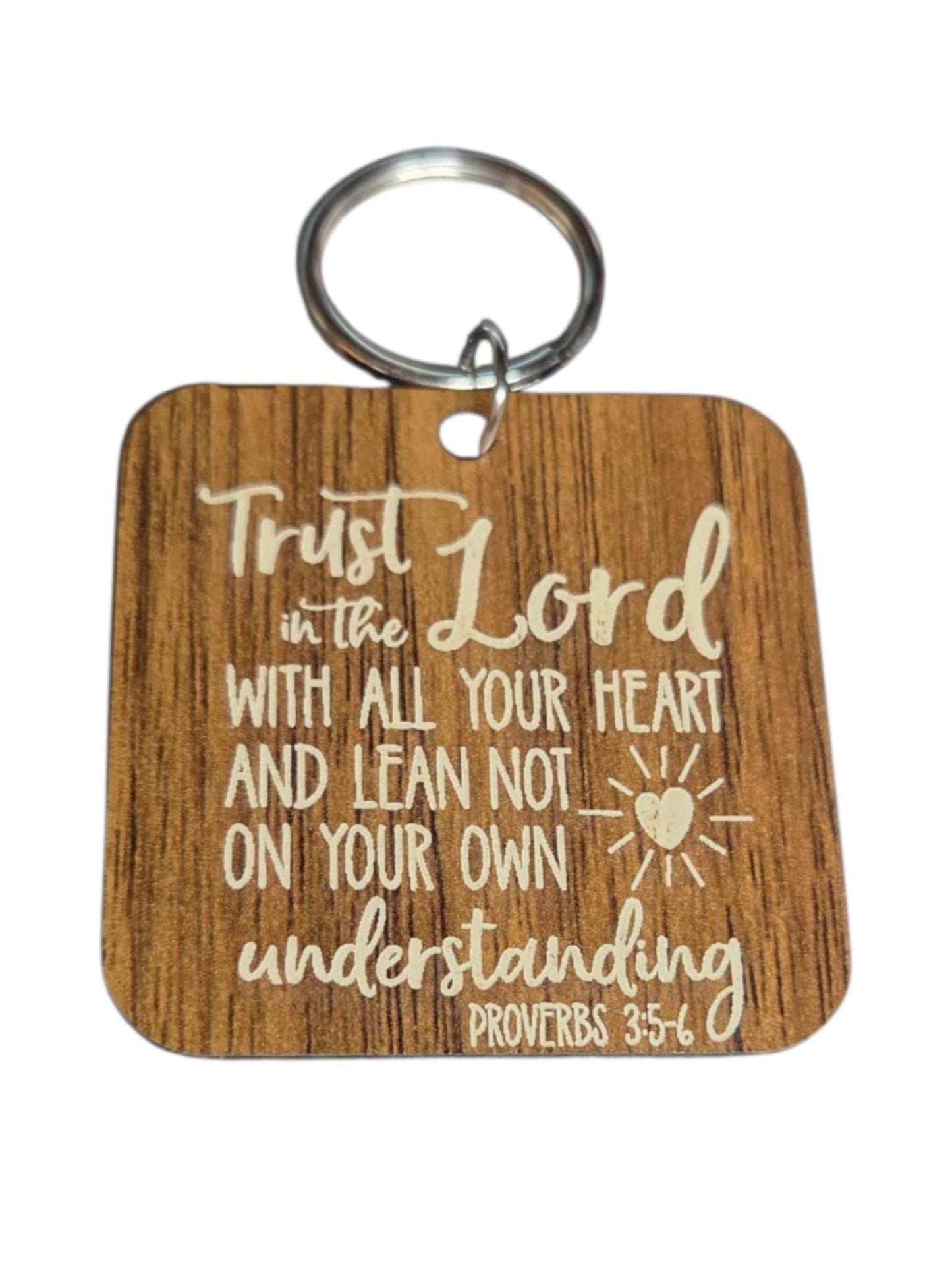 Proverbs 3 Keychain