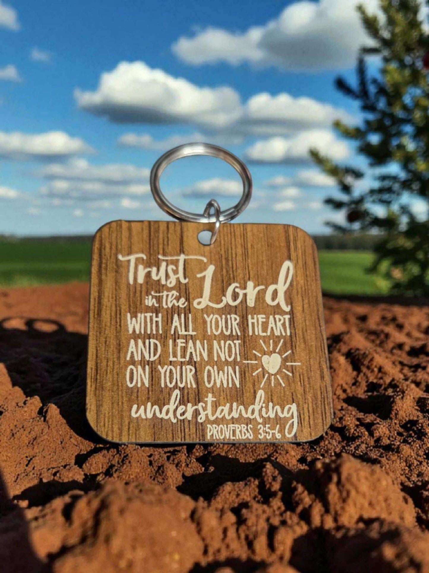 Proverbs 3 Keychain
