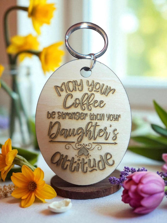 Funny Daughter Keychain