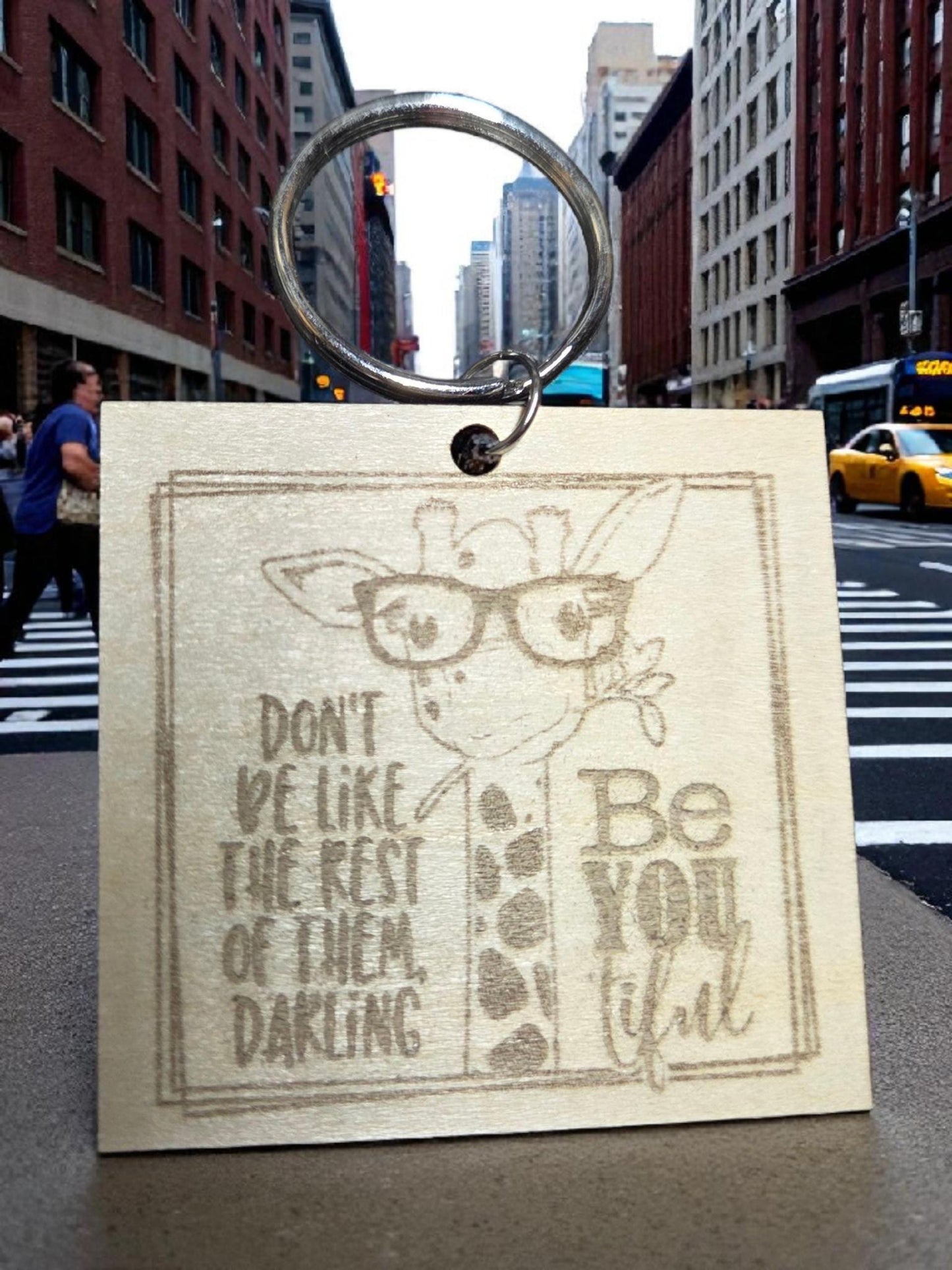 Giraffe BeYoutiful Keychain