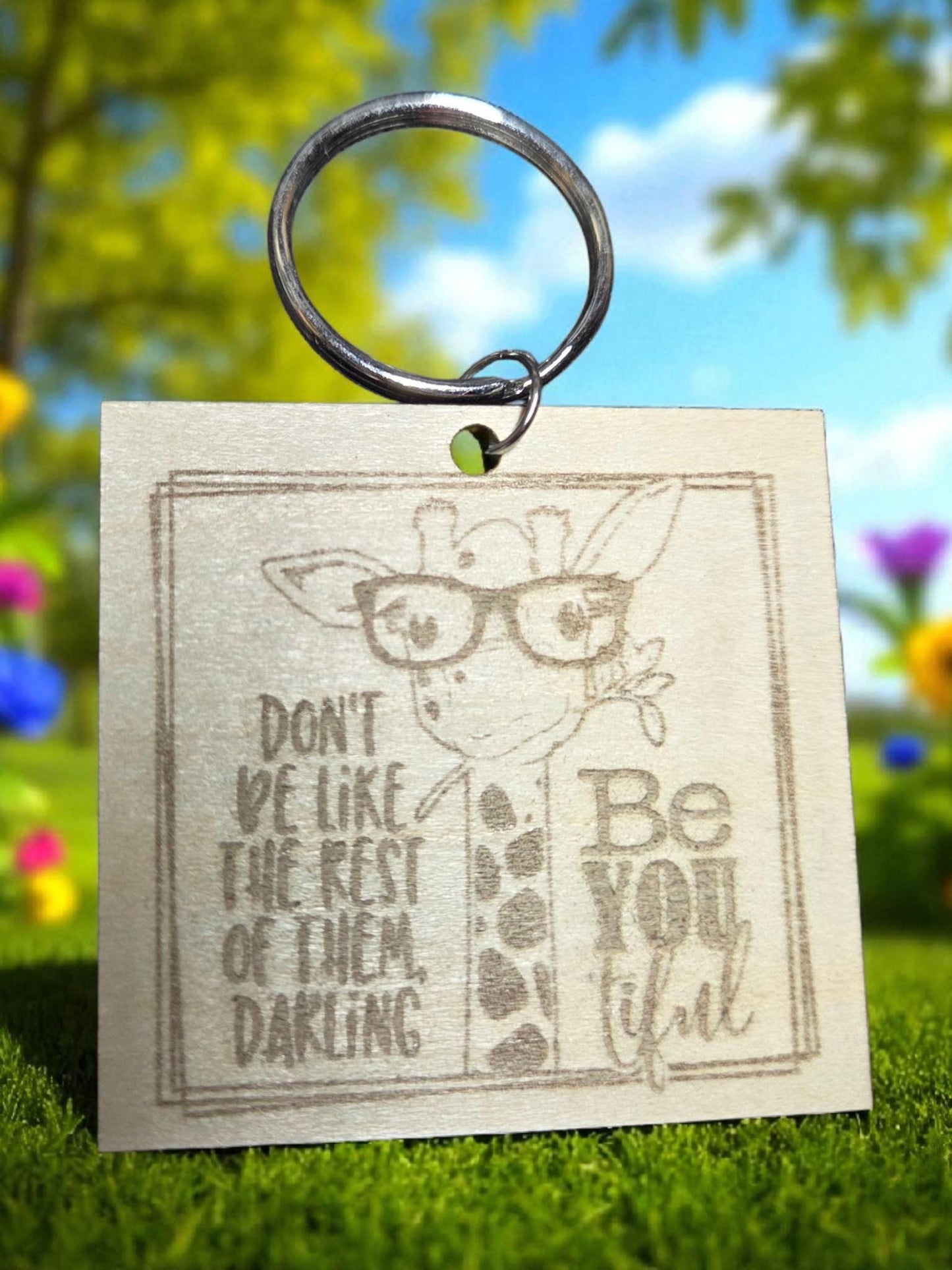 Giraffe BeYoutiful Keychain