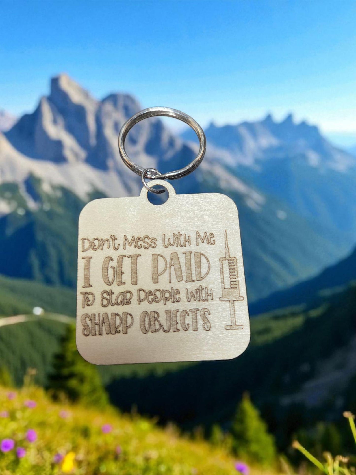 Nurse or Phlebotomists  Keychain