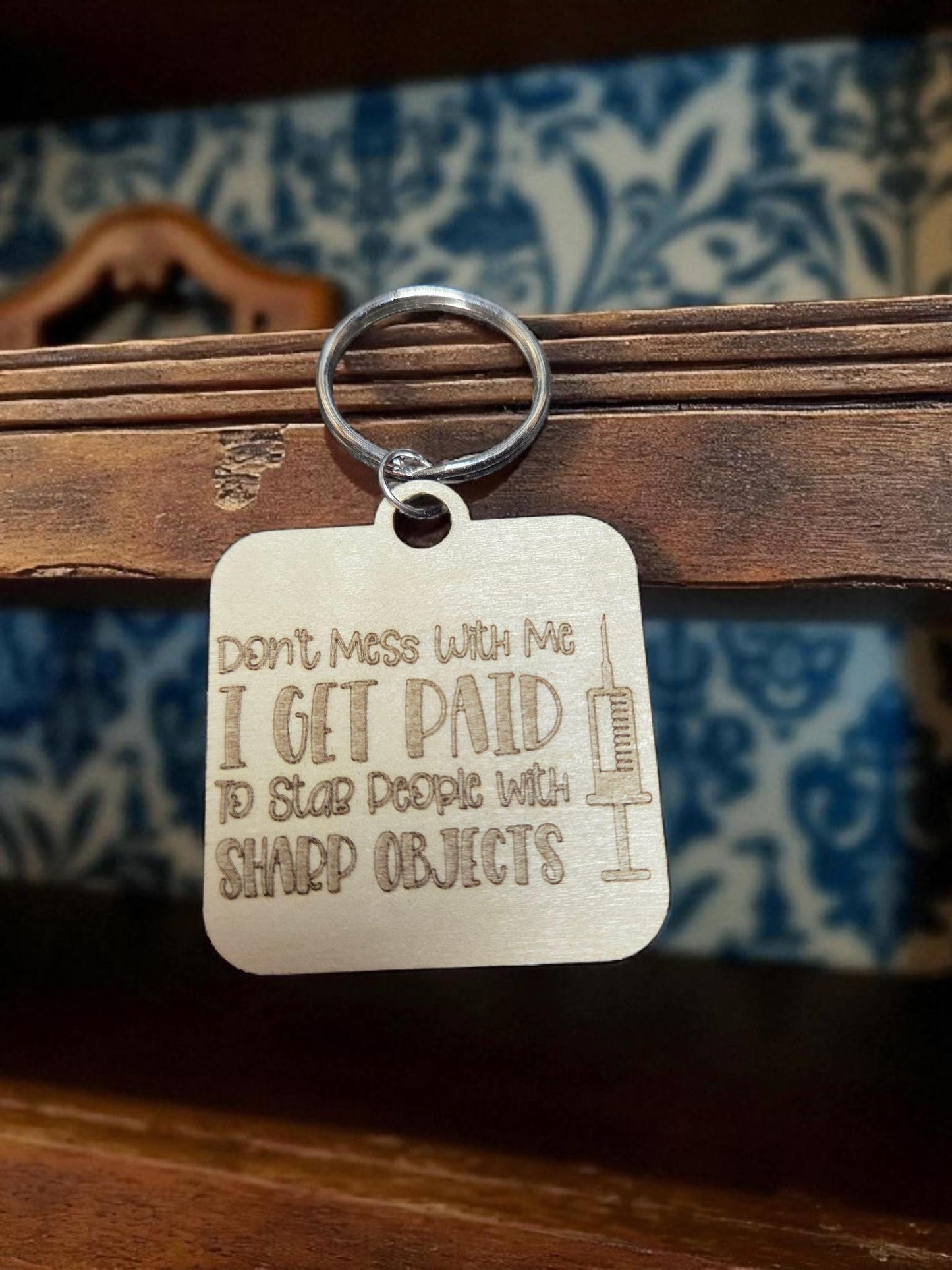 Nurse or Phlebotomists  Keychain