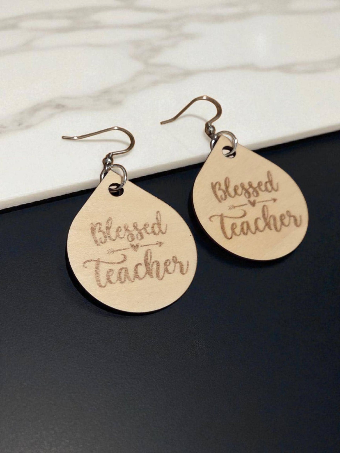 Blessed Teacher Earrings