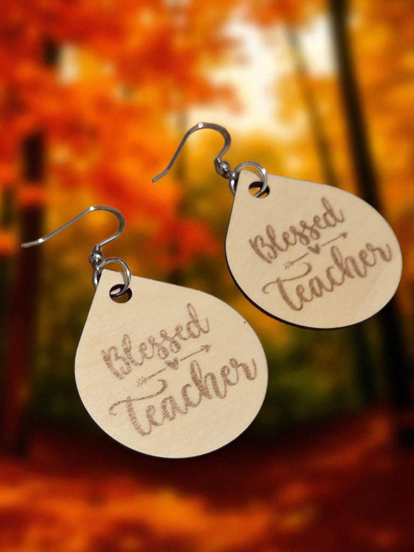 Blessed Teacher Earrings