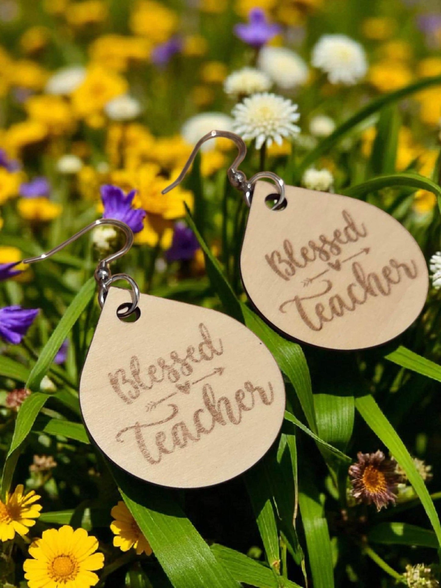 Blessed Teacher Earrings