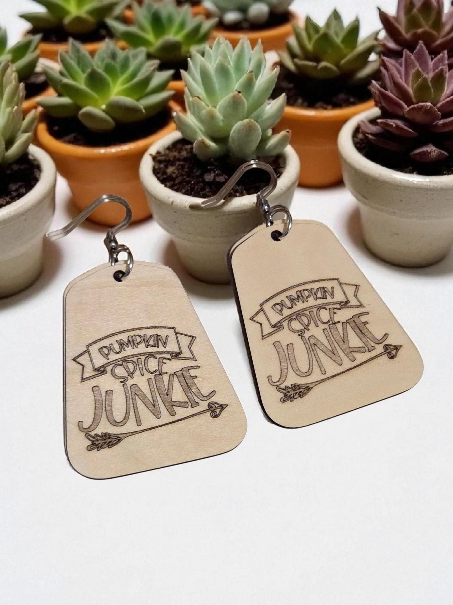 Pumpkin Spice Junkie Earrings