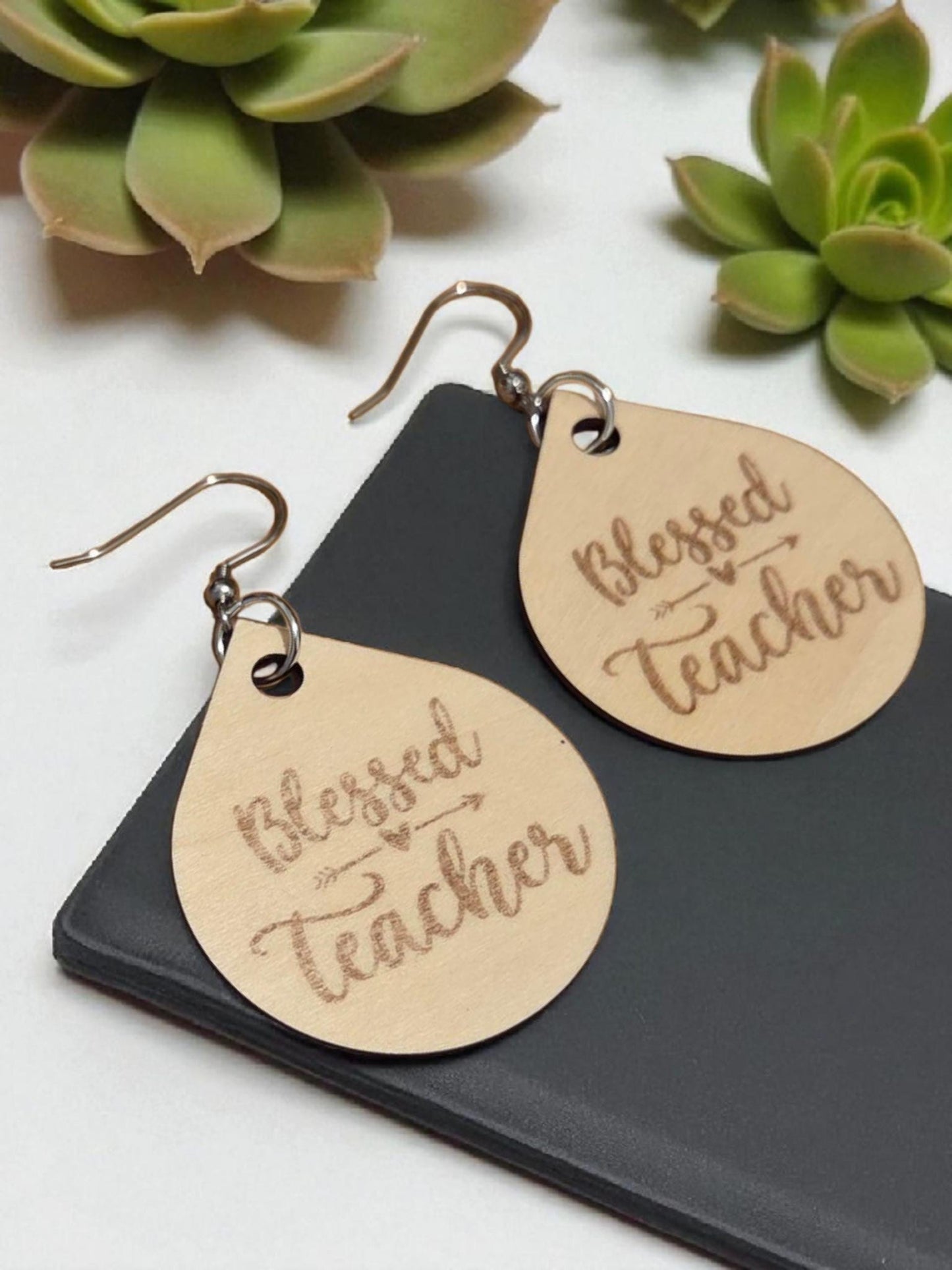 Blessed Teacher Earrings