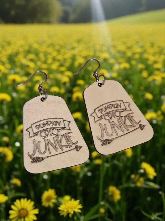Pumpkin Spice Junkie Earrings