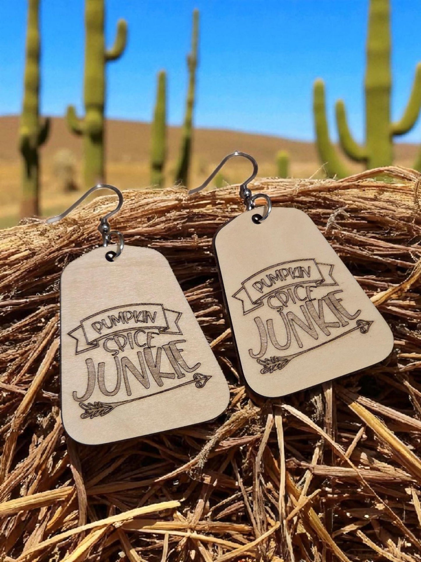 Pumpkin Spice Junkie Earrings