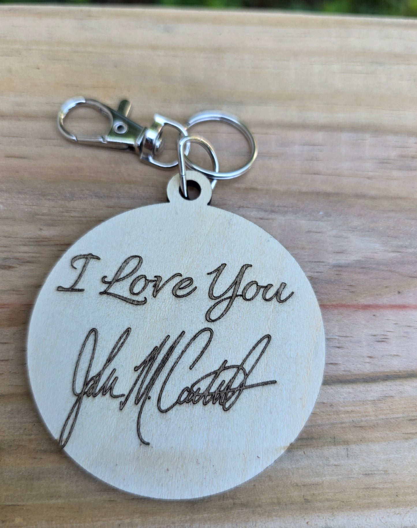 In memory keychain