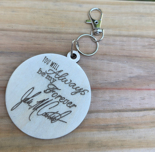 In memory keychain